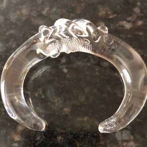 Handmade  Clear Glass Bracelet